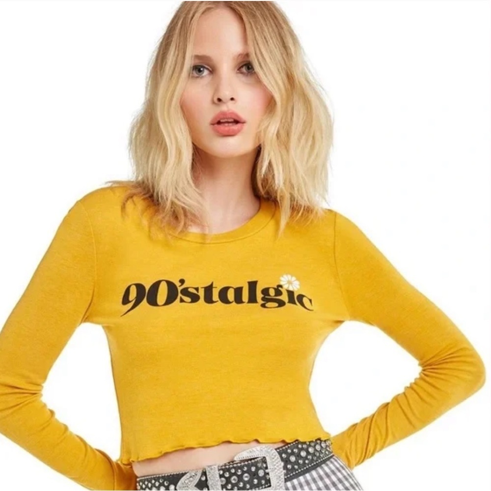 Wildfox 90'Stalgic Ren Long Sleeve Tee